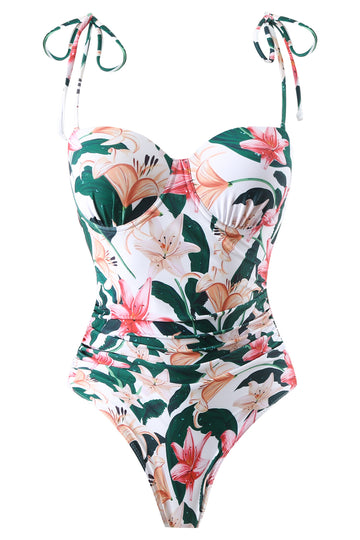 Floral One Piece Printed Beach Swimwear